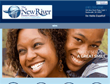 Tablet Screenshot of newriverdentist.com